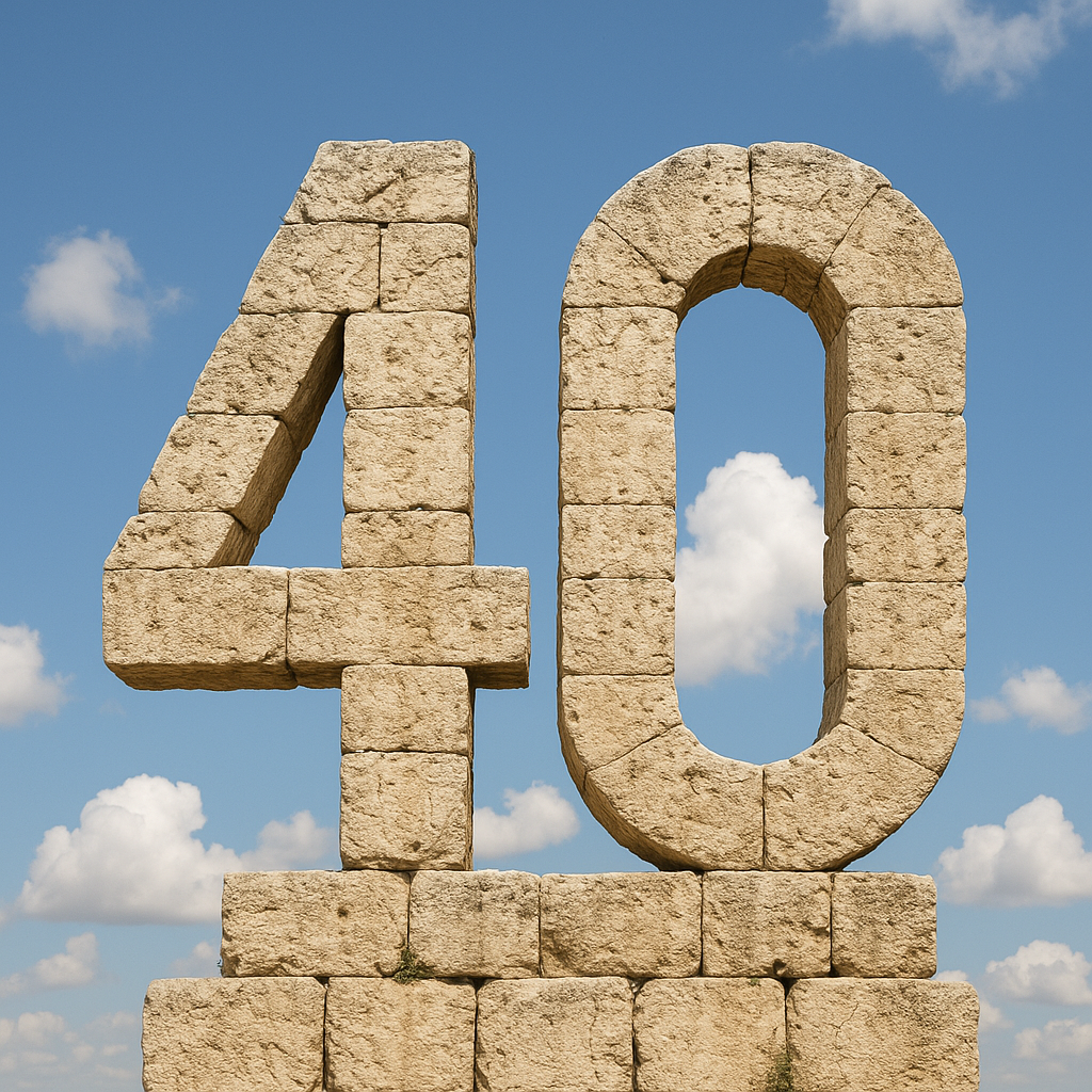 מספר 40 בנוי מאבני הכותל המערבי